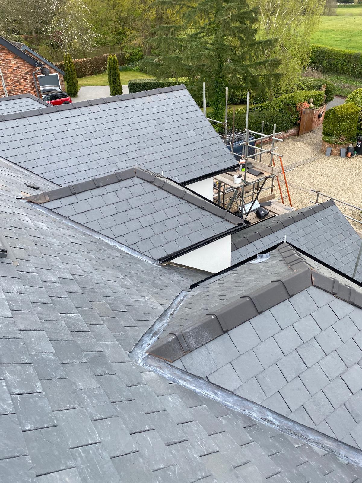 Professional roofing work by Brookwood Roofing