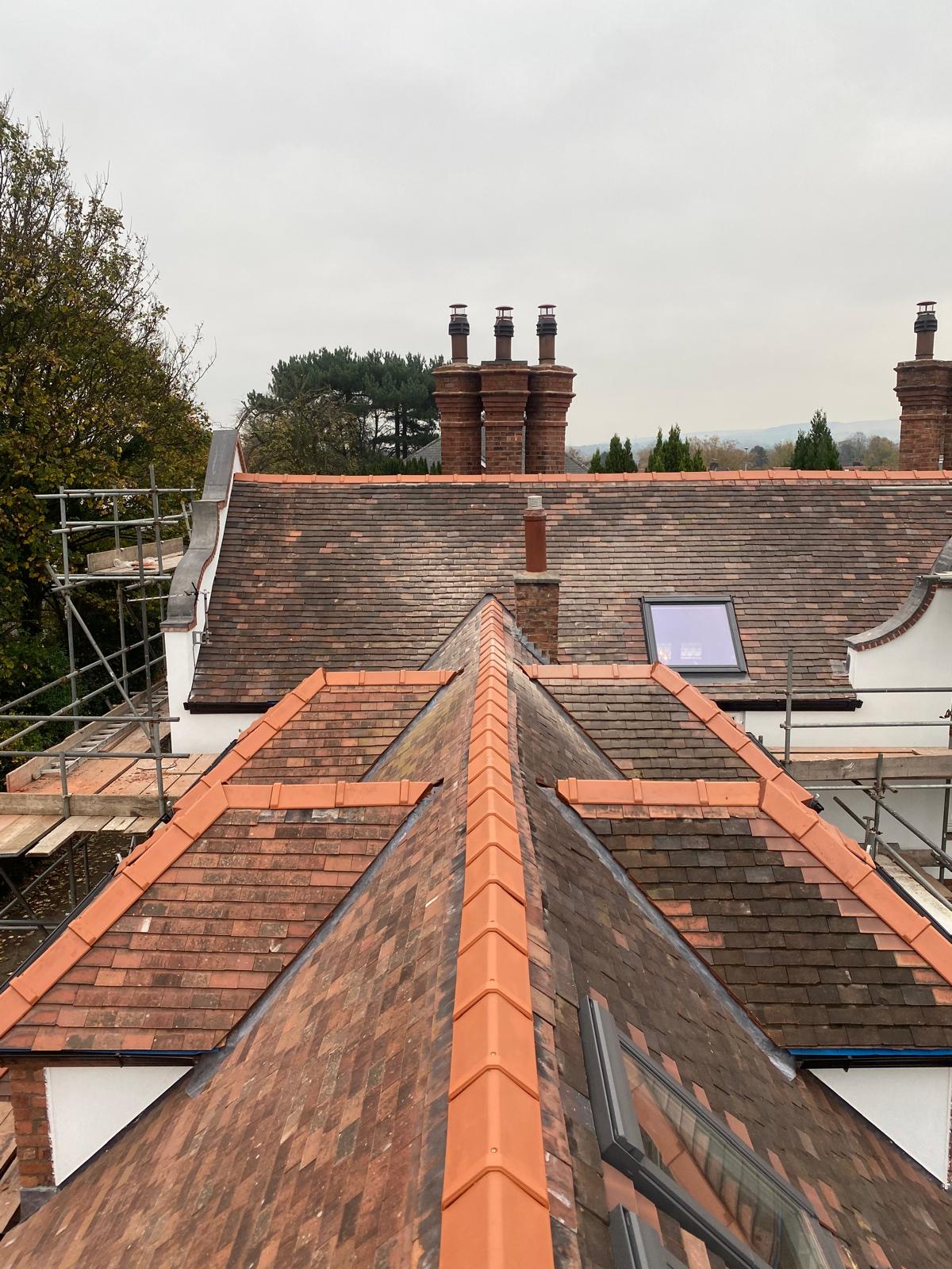 Professional roofing work by Brookwood Roofing